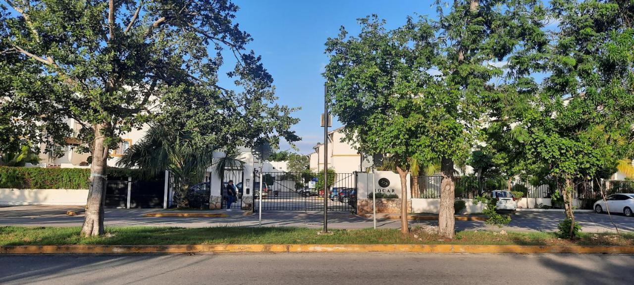 Apartamento En Fraccionamiento Privado 6 Personas Con Piscina Cerca De La Playa 신데 델 카르멘 외부 사진