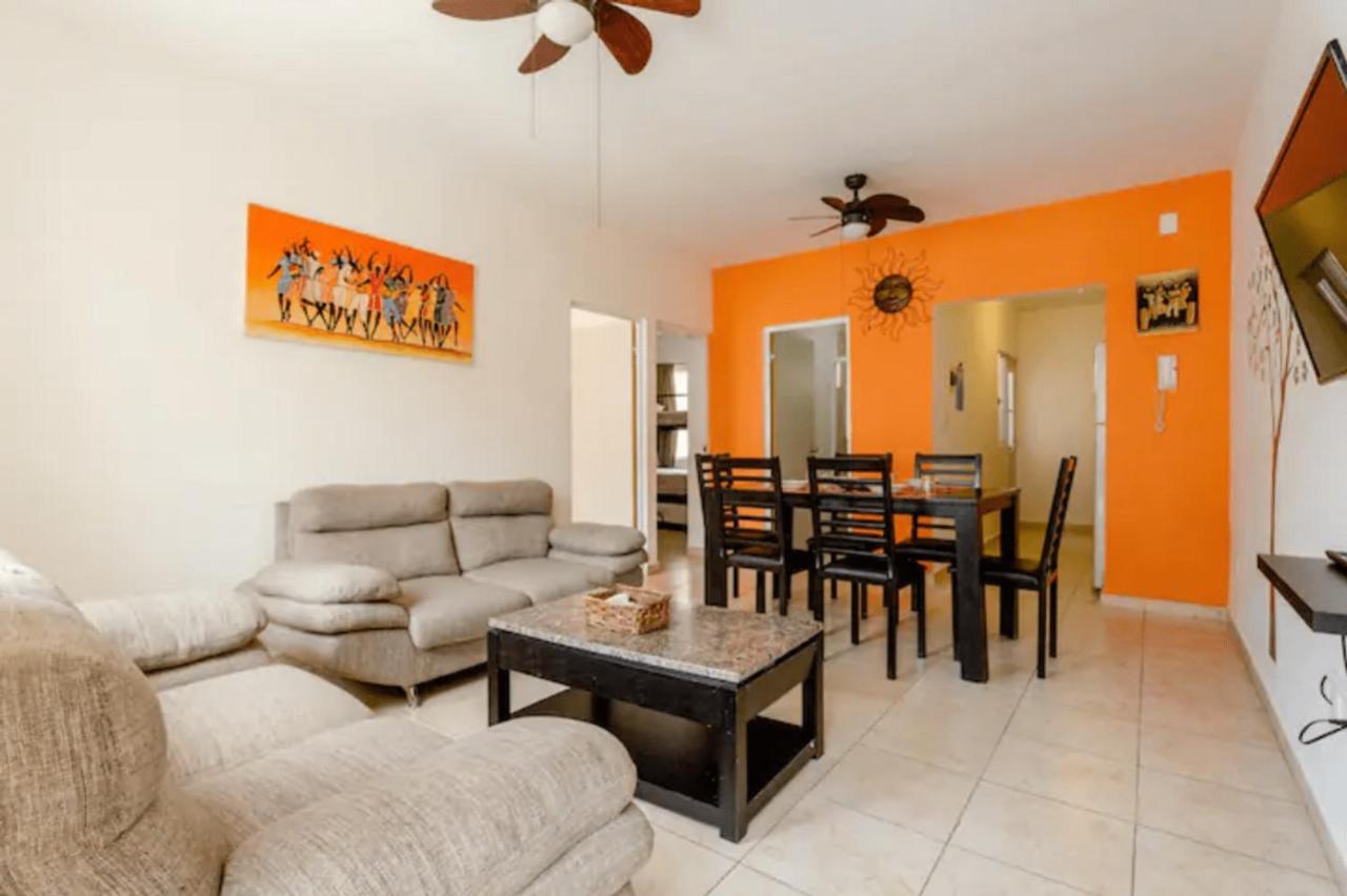 Apartamento En Fraccionamiento Privado 6 Personas Con Piscina Cerca De La Playa 신데 델 카르멘 외부 사진