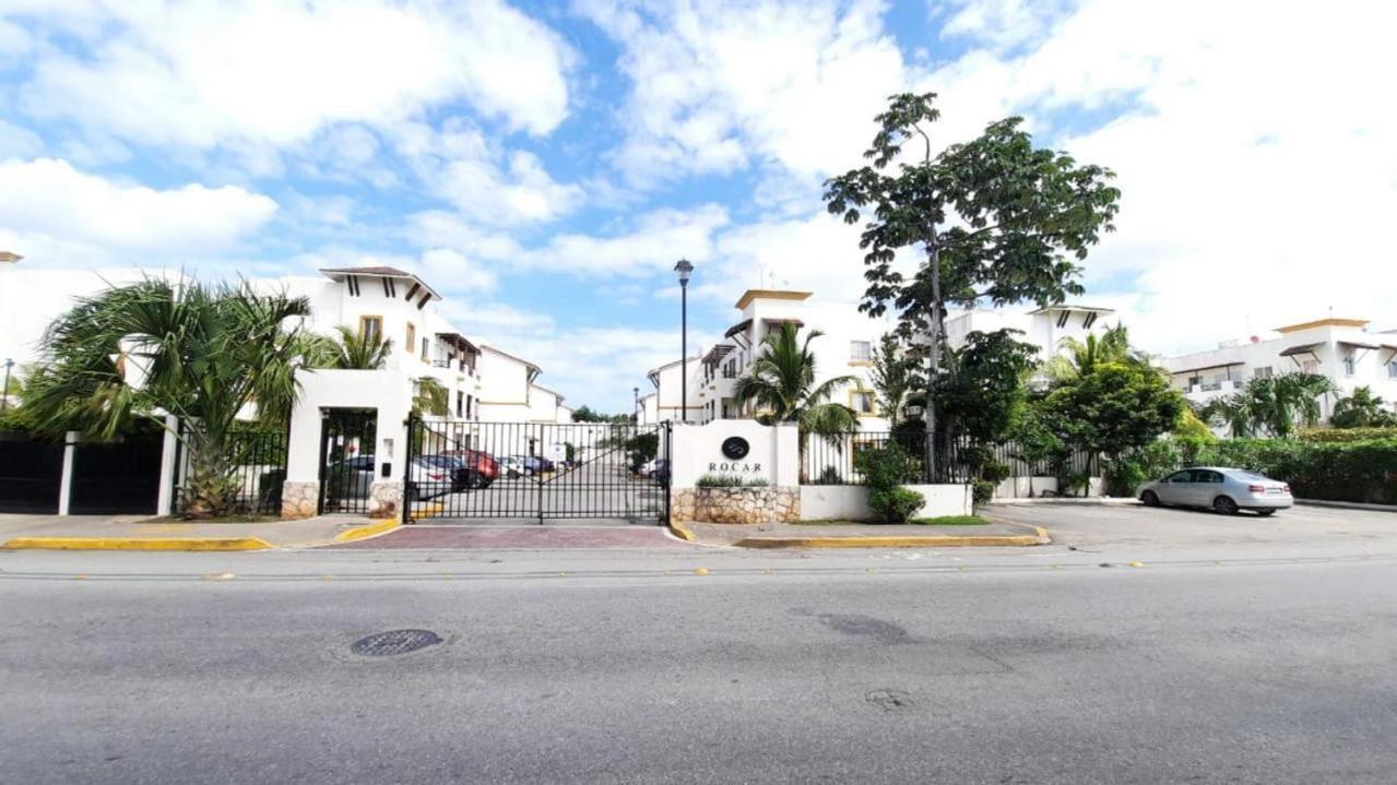 Apartamento En Fraccionamiento Privado 6 Personas Con Piscina Cerca De La Playa 신데 델 카르멘 외부 사진