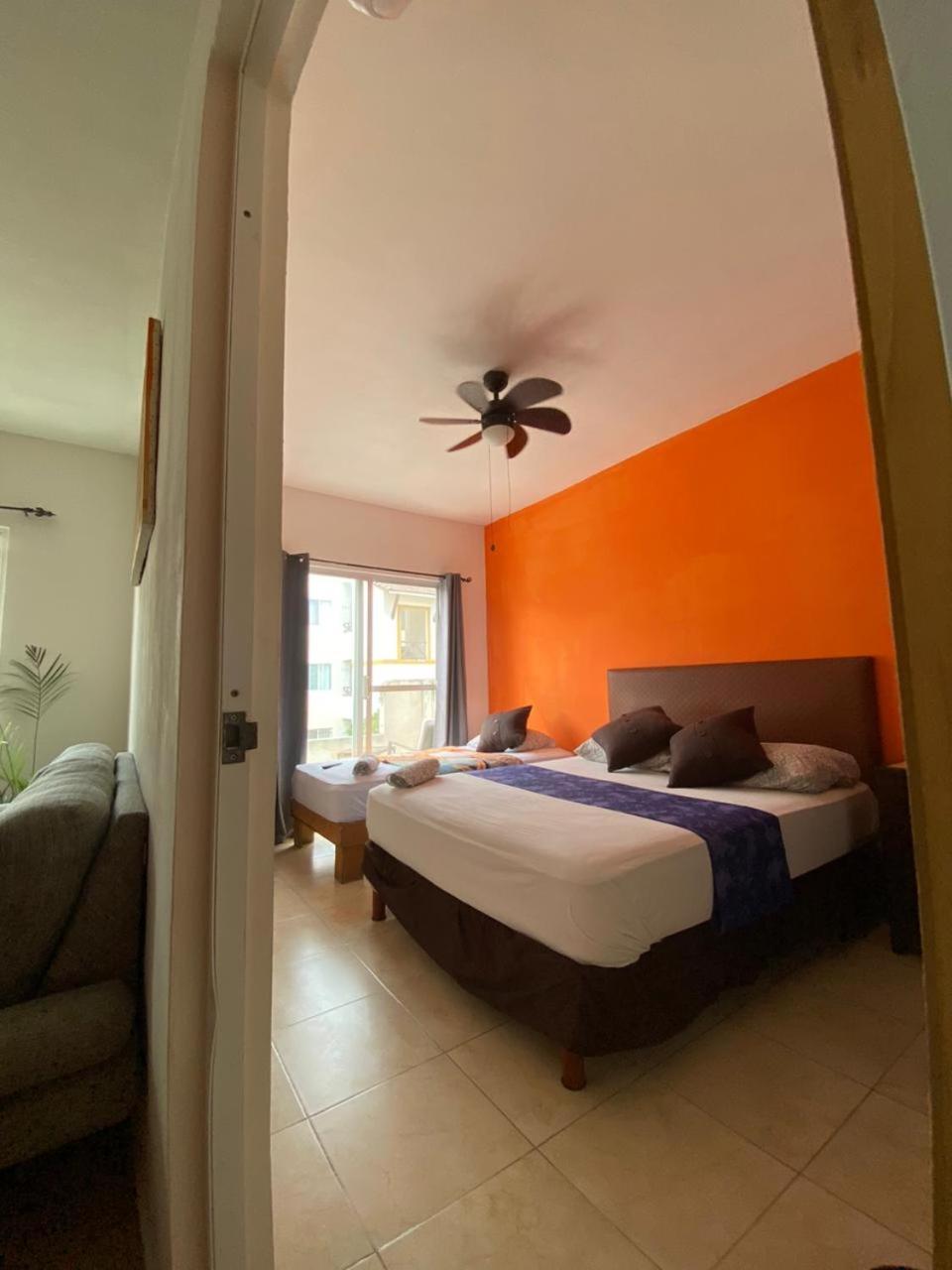 Apartamento En Fraccionamiento Privado 6 Personas Con Piscina Cerca De La Playa 신데 델 카르멘 외부 사진